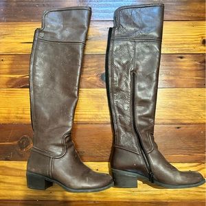 Vince Camuto - Burly Brown Baldwin Over The Knee Riding Boot Women’s 7
